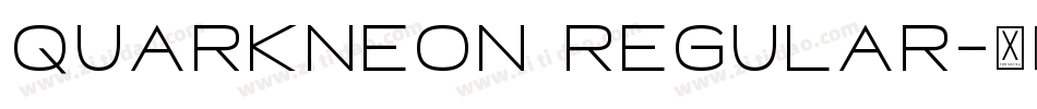 QuarkNeon Regular字体转换